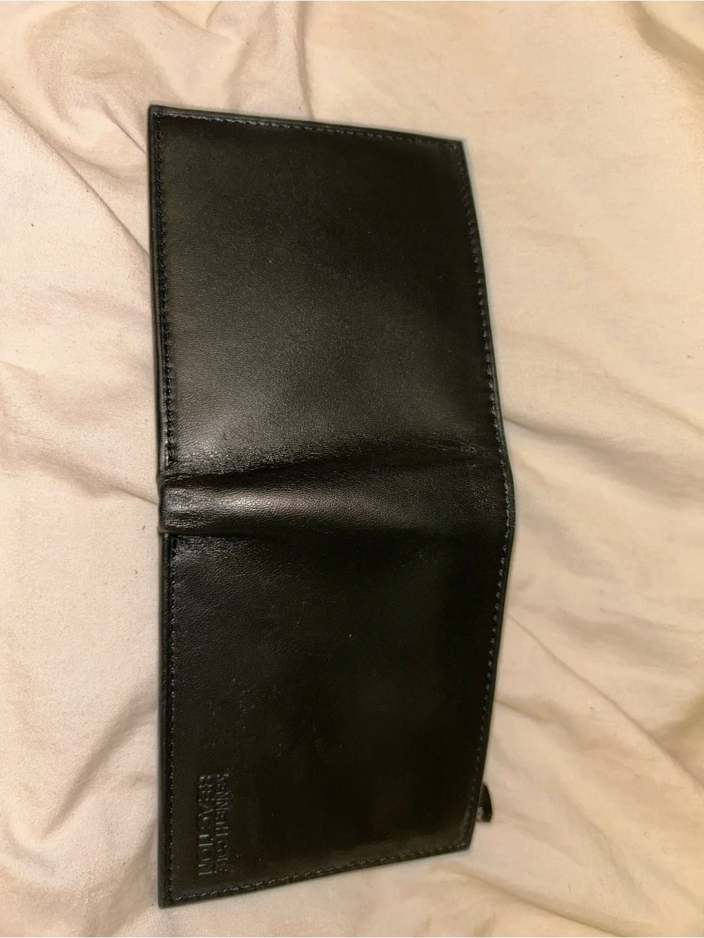 Kenneth Cole Reaction Men's Classic Leather Look Bifold RFID Style Black Wallet